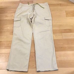 Horny Toad tan/ beige cargo style pants- size 8